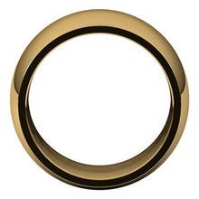 Charger l&#39;image dans la galerie, 14K Jaune 12 mm Bande demi-ronde Comfort Fit Taille 13
