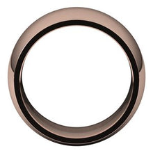 Load image into Gallery viewer, 18K Rose 12 mm Half Round Comfort Fit Band Size 8.5
