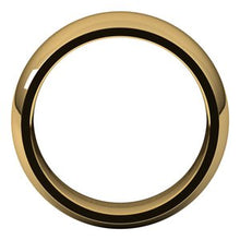 Load image into Gallery viewer, 24K Yellow 8 mm Half Round Comfort Fit Band Size 10
