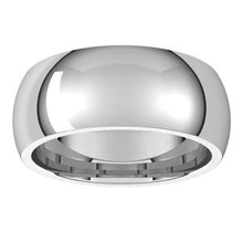 Load image into Gallery viewer, Palladium 8 mm Half Round Comfort Fit Band Size 8.5
