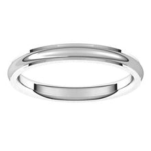 Charger l&#39;image dans la galerie, Sterling Silver 2.5 mm Comfort Fit Edge Band Size 7
