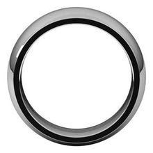 Load image into Gallery viewer, Platinum 9 mm Half Round Comfort Fit Band Size 7
