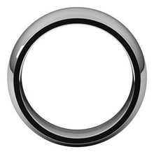 Load image into Gallery viewer, Platinum 9 mm Half Round Comfort Fit Band Size 8.5
