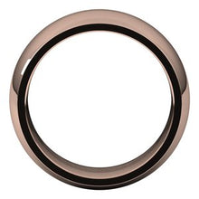 Charger l'image dans la galerie, 18K Rose 9 mm Demi-rond Comfort Fit Band Taille 13
