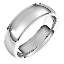 Load image into Gallery viewer, Sterling Silver 6 mm Comfort Fit Edge Band Size 10
