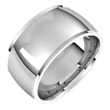 Load image into Gallery viewer, Platinum 10 mm Comfort Fit Edge Band Size 13
