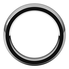 Load image into Gallery viewer, Palladium 6 mm Half Round Comfort Fit Heavy Band Size 10

