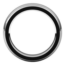 Load image into Gallery viewer, Palladium 5 mm Half Round Comfort Fit Heavy Band Size 10.5
