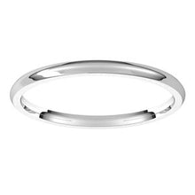 Load image into Gallery viewer, Sterling Silver 1.5 mm Half Round Comfort Fit Light Band Size 10
