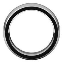 Load image into Gallery viewer, Palladium 7 mm Half Round Comfort Fit Heavy Band Size 10
