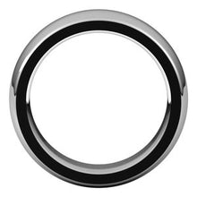 Load image into Gallery viewer, Platinum 7 mm Half Round Comfort Fit Heavy Band Size 10
