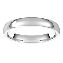 Charger l&#39;image dans la galerie, Sterling Silver 3 mm Half Round Comfort Fit Light Band Size 9
