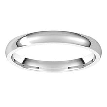 Charger l&#39;image dans la galerie, Sterling Silver 2.5 mm Half Round Comfort Fit Light Band Size 6
