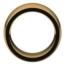 Load image into Gallery viewer, 18K Yellow 12 mm Half Round Comfort Fit Heavy Band Size 9.5
