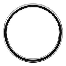 Load image into Gallery viewer, 10K White 2 mm Half Round Comfort Fit Light Band Size 6
