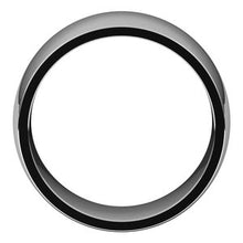 Load image into Gallery viewer, Platinum 10 mm Half Round Comfort Fit Light Band Size 10.5
