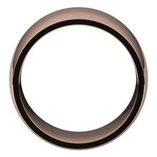Charger l&#39;image dans la galerie, 18K Rose 12 mm Demi-rond Comfort Fit Light Band Taille 12
