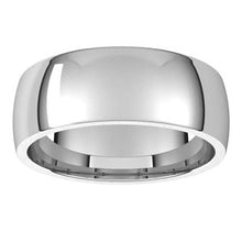 Charger l&#39;image dans la galerie, Sterling Silver 7 mm Half Round Comfort Fit Light Band Size 6
