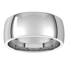 Charger l&#39;image dans la galerie, Sterling Silver 8 mm Half Round Comfort Fit Light Band Size 9.5
