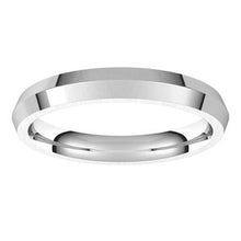 Charger l&#39;image dans la galerie, Sterling Silver 3 mm Knife Edge Comfort Fit Band Size 9
