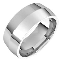 Load image into Gallery viewer, Palladium 8 mm Knife Edge Comfort Fit Band Size 11.5
