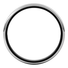 Charger l&#39;image dans la galerie, 10K White 2 mm Milgrain Half Round Band Size 6
