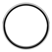 Load image into Gallery viewer, 10K White 2.5 mm Milgrain Half Round Light Band Size 7
