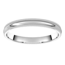 Charger l&#39;image dans la galerie, Milgrain Half Round Comfort Fit Bands
