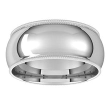 Load image into Gallery viewer, Milgrain Half Round Comfort Fit Bands
