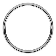 Load image into Gallery viewer, Sterling Silver 4 mm Milgrain Light Comfort Fit Band Size 10
