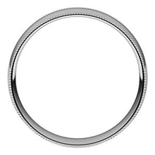 Charger l&#39;image dans la galerie, Sterling Silver 5 mm Milgrain Half Round Comfort Fit Light Band Size 6
