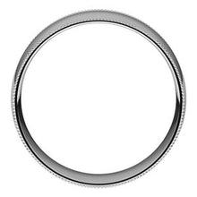 Charger l&#39;image dans la galerie, Sterling Silver 7 mm Milgrain Half Round Comfort Fit Light Band Size 7
