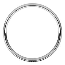 Load image into Gallery viewer, Sterling Silver 3 mm Rope Half Round Comfort Fit Band Size 7
