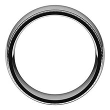 Load image into Gallery viewer, Sterling Silver 8 mm Rope Half Round Comfort Fit Band Size 6
