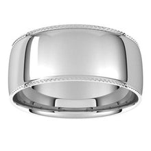 Charger l&#39;image dans la galerie, Sterling Silver 8 mm Rope Half Round Comfort Fit Band Size 6
