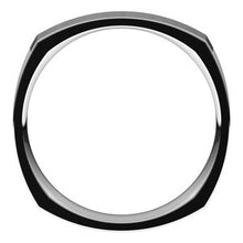 Charger l&#39;image dans la galerie, Sterling Silver 4 mm Square Comfort Fit Band Size 6
