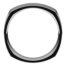 Charger l&#39;image dans la galerie, Sterling Silver 6 mm Square Comfort Fit Band Size 10
