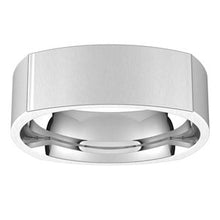 Charger l&#39;image dans la galerie, Sterling Silver 6 mm Square Comfort Fit Band Size 6
