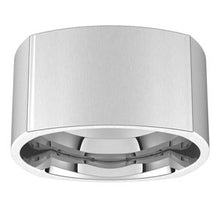 Charger l&#39;image dans la galerie, Sterling Silver 10 mm Square Comfort Fit Band Size 9.5
