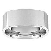 Charger l'image dans la galerie, 18K Blanc 7 mm Carré Comfort Fit Band Taille 13
