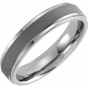 Titanium 5 mm Oxidized Flat Band Size 10.5