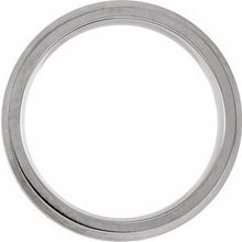 Load image into Gallery viewer, Ridged Flat Band with Oxidized Center
