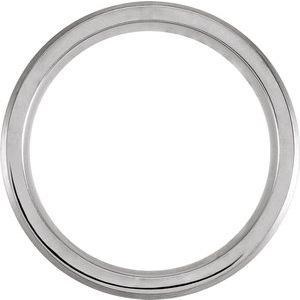 Grooved Band with Satin Finish