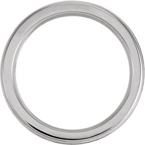 Coin Edge Band with Matte Finish 