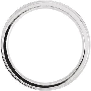 Grooved Flat Edge Band 