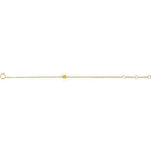 Load image into Gallery viewer, 14K Yellow Imitation Citrine Youth Birthstone 4 1/2-5 1/2&quot; Bracelet
