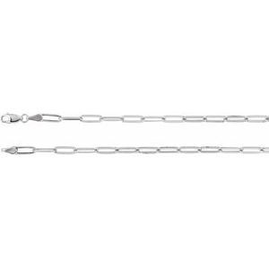 3.85 mm Elongated Flat Link Chain