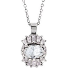 Load image into Gallery viewer, Platinum 1 CTW Diamond 16-18&quot; Necklace
