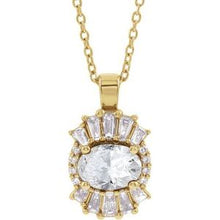 Load image into Gallery viewer, 14K Yellow 1 CTW Diamond 16-18&quot; Necklace
