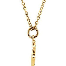 Load image into Gallery viewer, 18K Yellow Vermeil Tiny Posh¬Æ Crown 16-18&quot; Necklace
